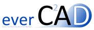 Logo EverCAD, logiciel de conception et simulation de composants
